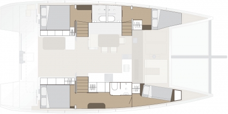 Hull 4 cabin layout