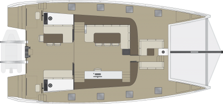 Saloon, kitchen, down