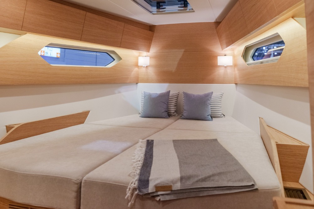 Practical Interior for Extended Cruising