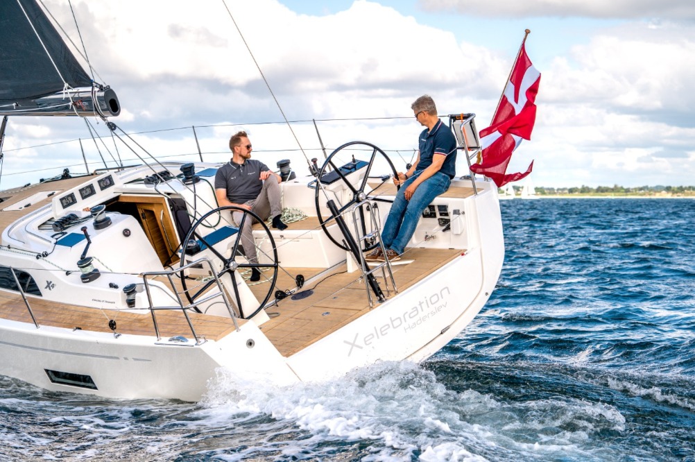 The X4⁰’s deck is designed for easy, intuitive sailing